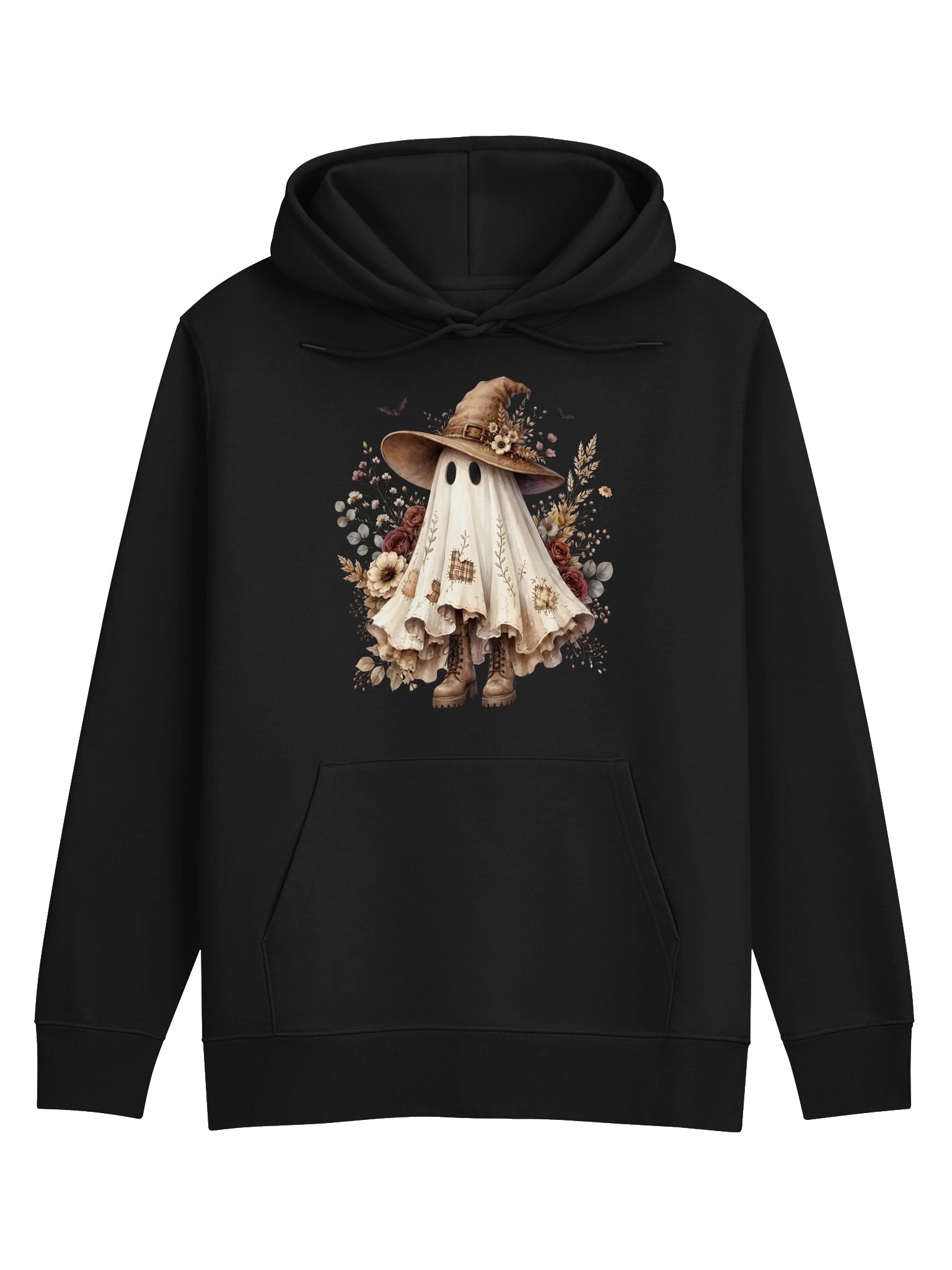 Whimsical Witch Ghost Hoodie product image (1)
