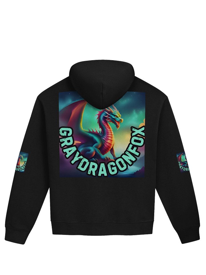 Graydragonfox "Squeeks Original" Decked Out Quad Logo Hoodie product image (2)