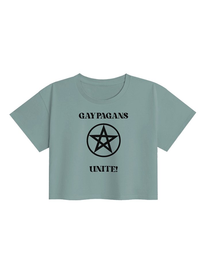Gay Pagans Retro Pride Crop Top product image (4)