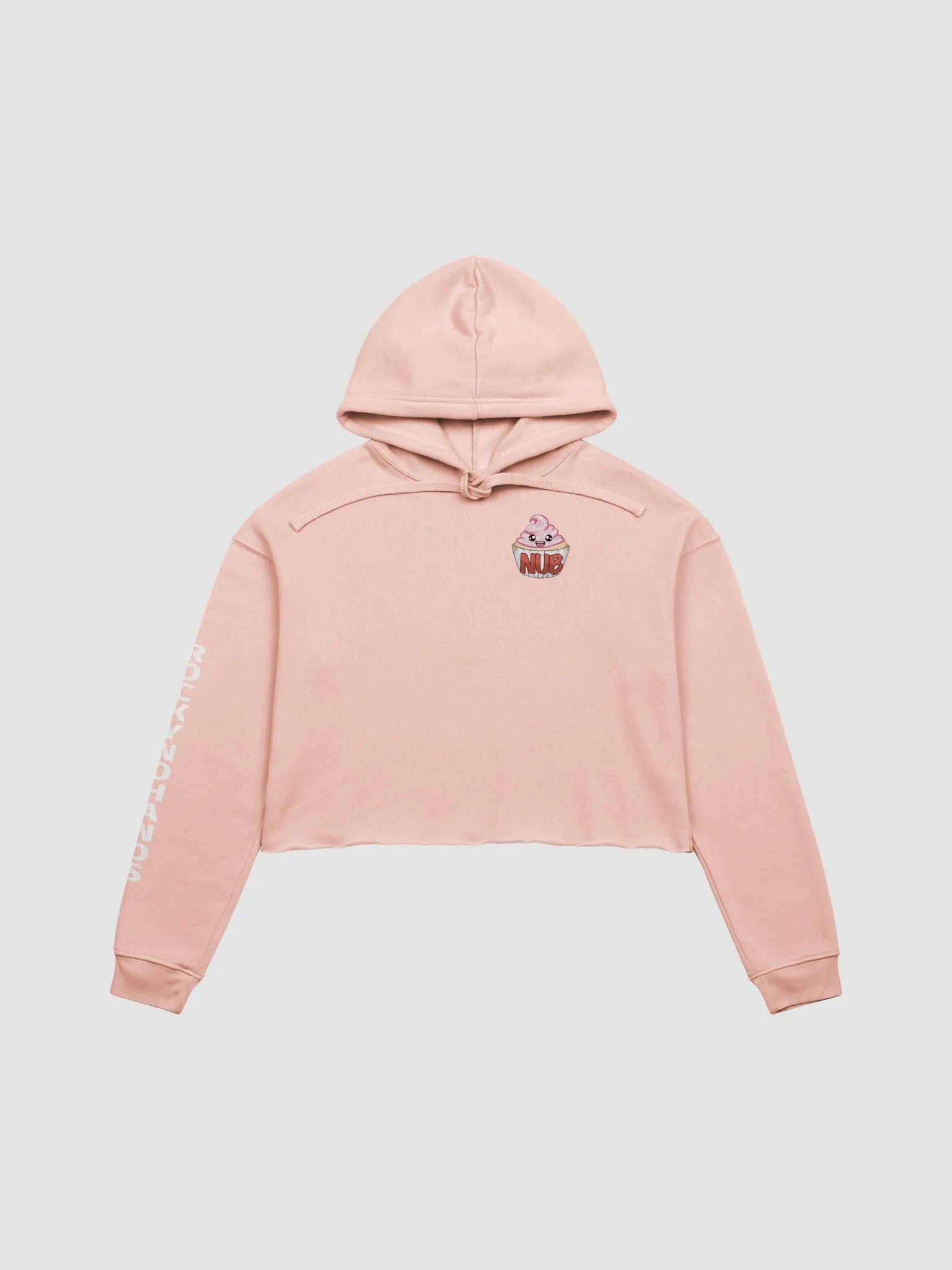 LIGHT NUB CROP HOODIE product image (2)
