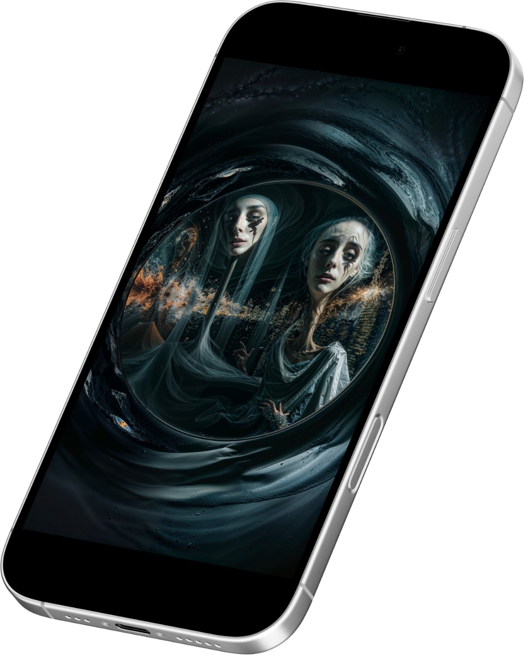 Broken Elegance Phone Wallpaper product image (2)