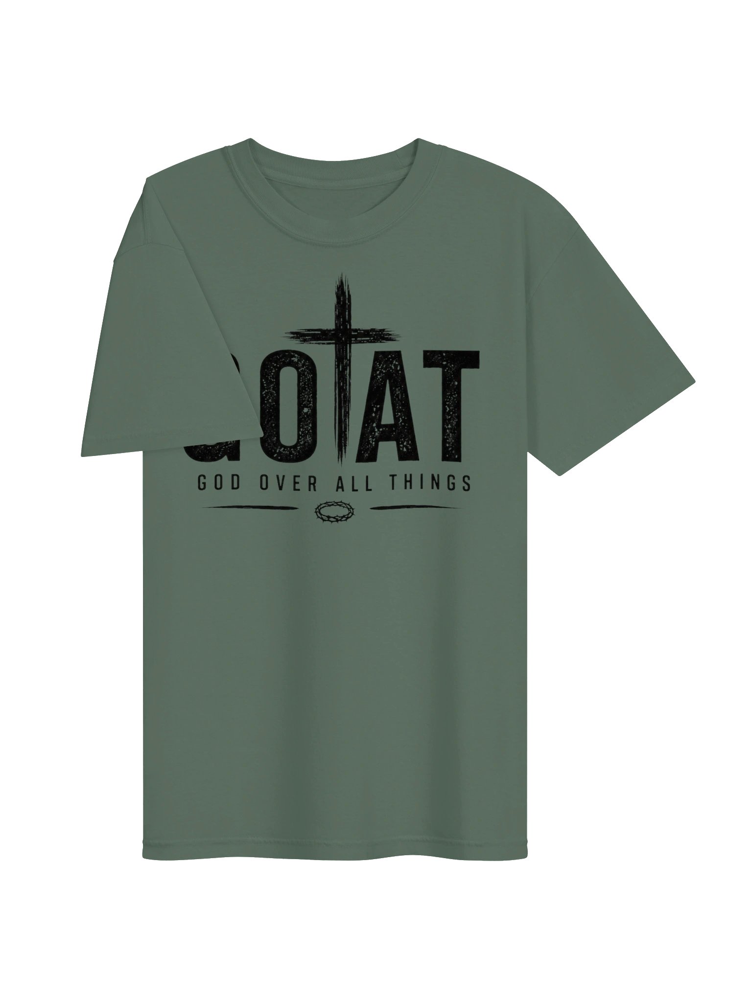 GOAT – God Over All Things Christian T-Shirt | Faith-Based Inspirational Apparel | Kingdom Life Co. product image (4)