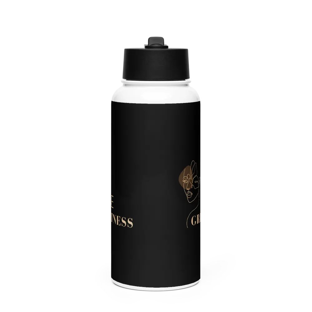 Stainless Steel Water Bottle with a Straw Lid SWFB0114 product image (3)