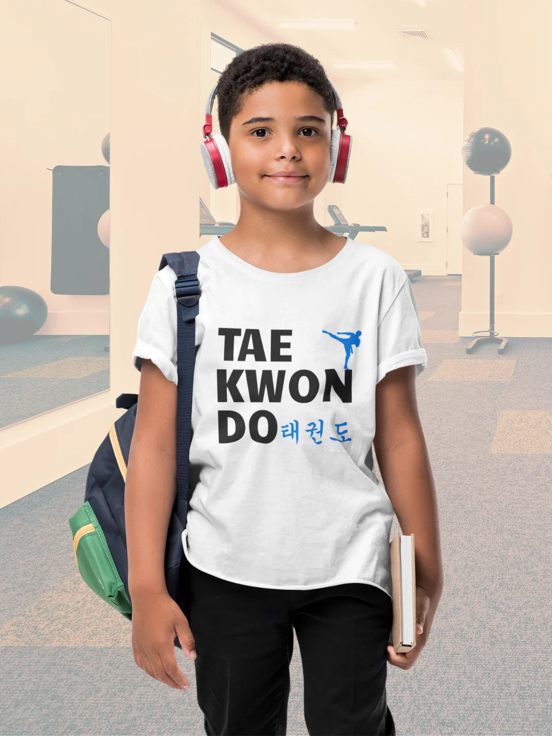 Taekwondo Block Kicker Junior T-shirt product image (2)