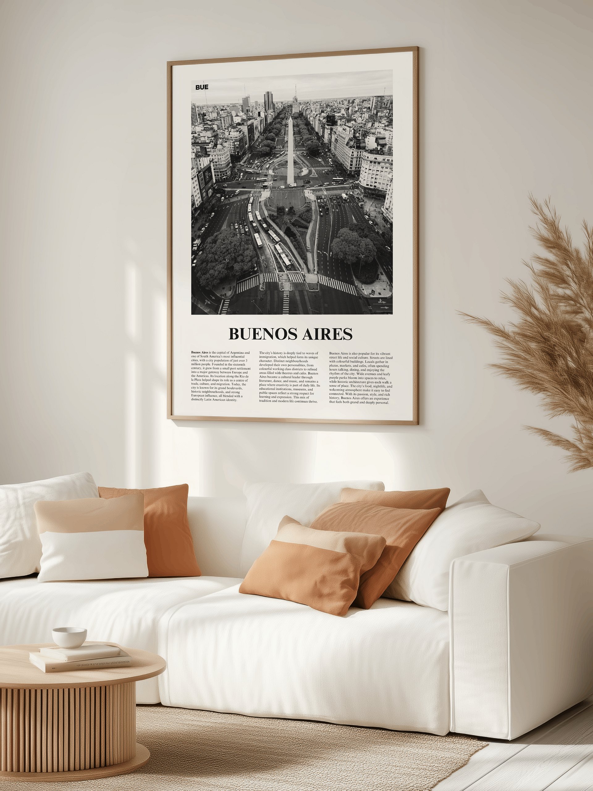 Buenos Aires 01 Newspaper Poster | Framed product image (3)