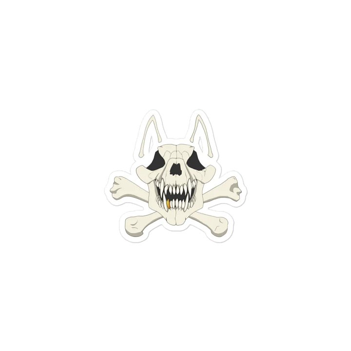 Mongrel Skull and Bones magnet product image (1)