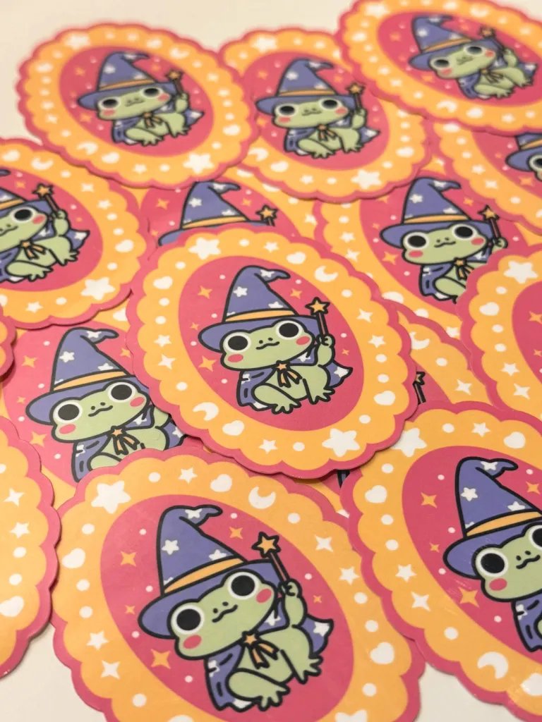 Frog Wizard Sticker product image (3)