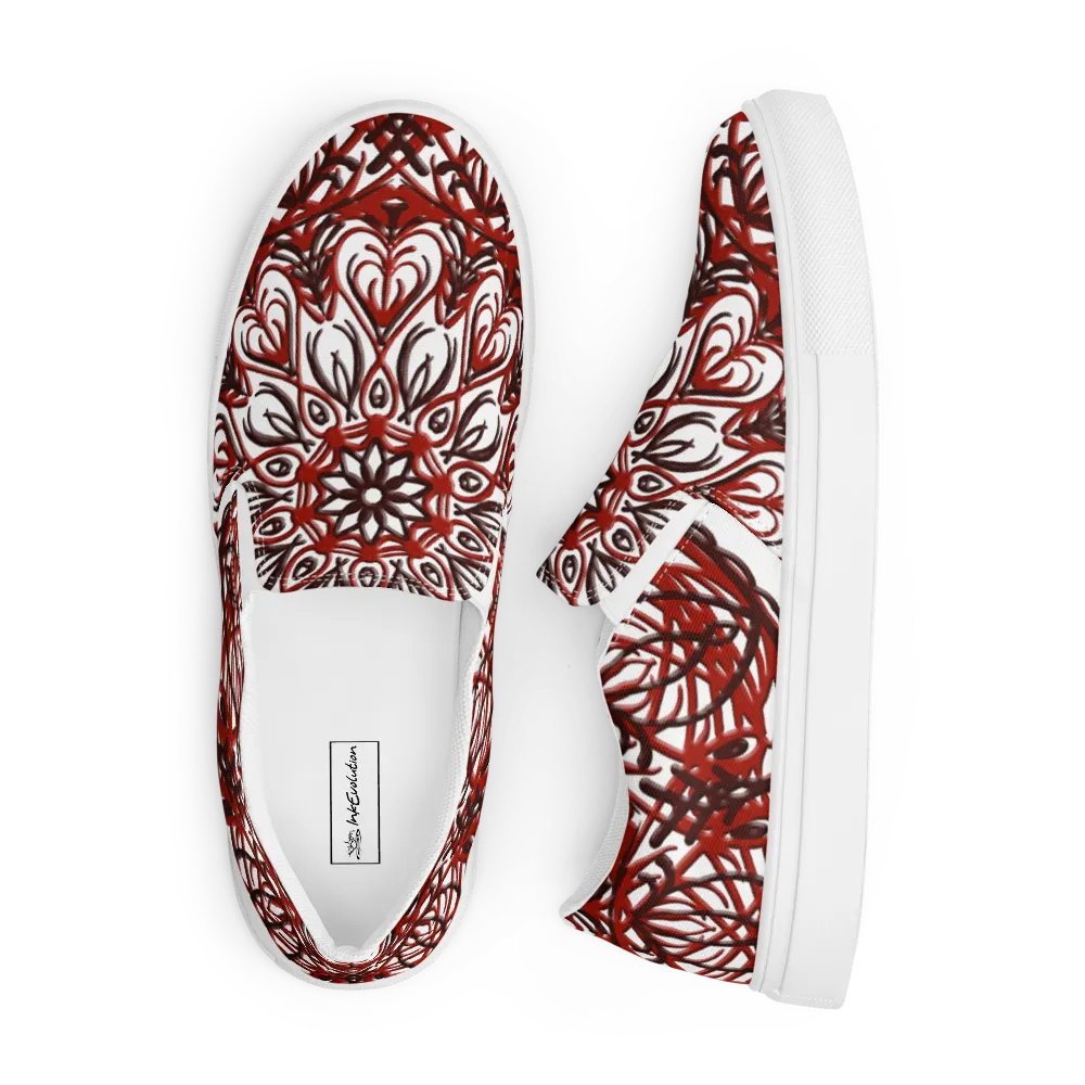 Floral Symmetry Slip-Ons product image (1)