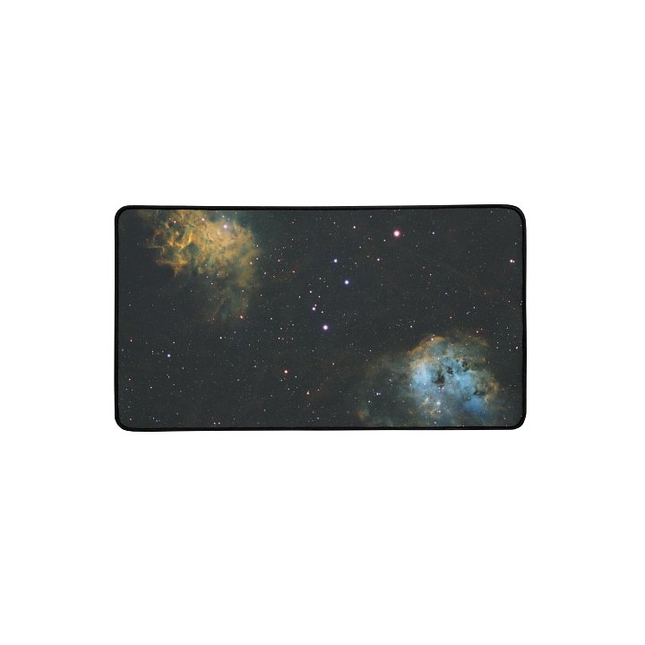 Flaming Star and Tadpole Desk Mat product image (2)