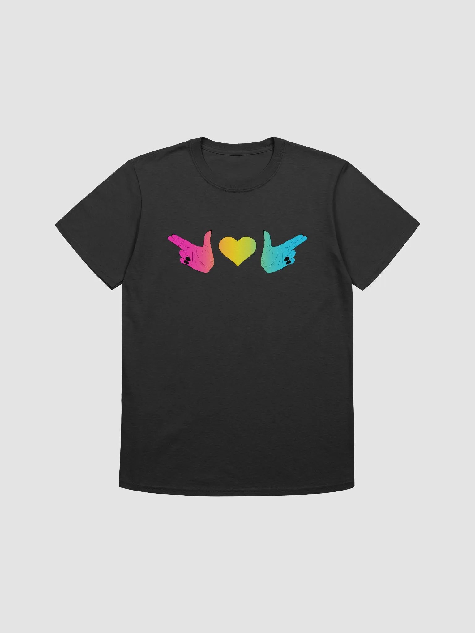 Finger Guns (pan flag) T Shirt product image (1)