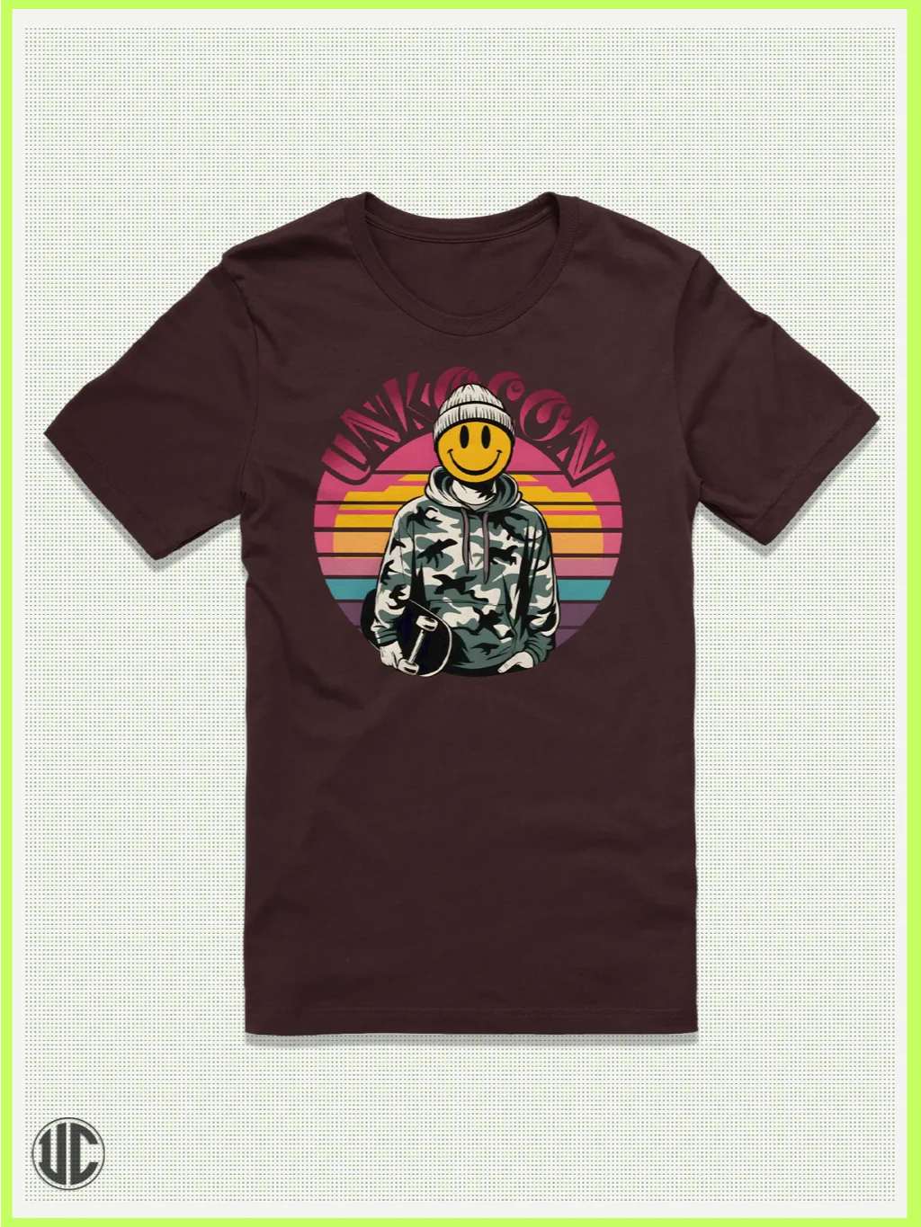 Urban Smile Drop – UnkoCon Camo Hoodie Sunset Tee product image (1)
