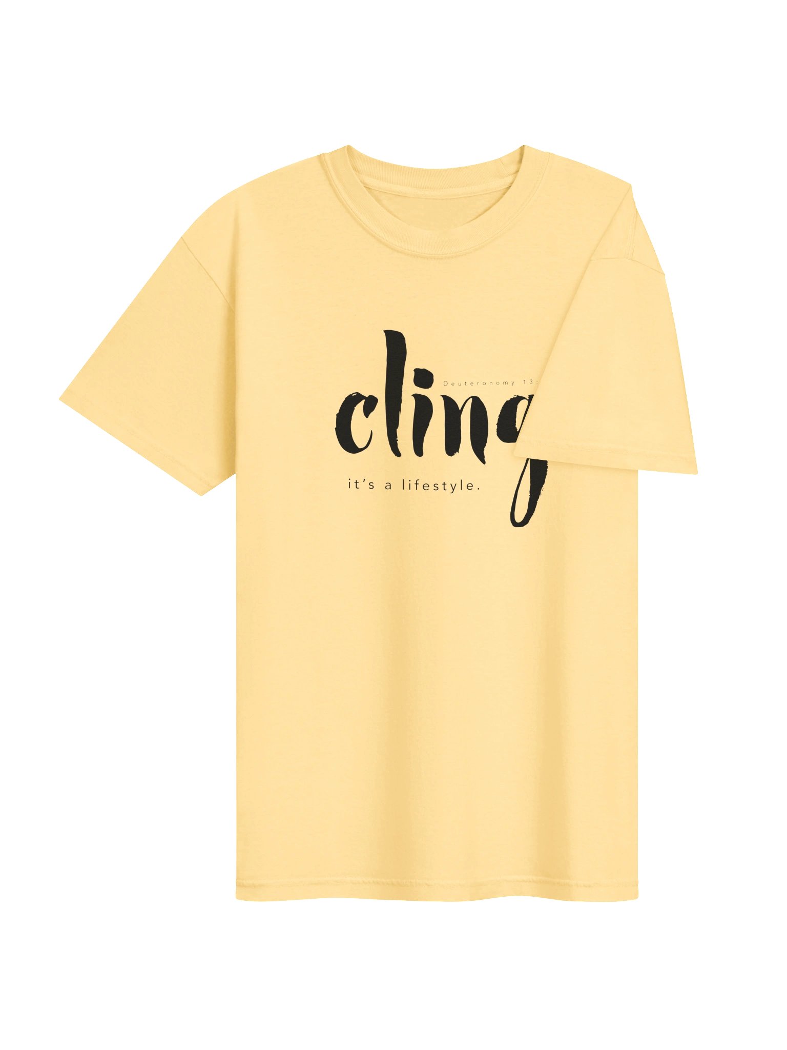 CLING | It's a Lifestyle - Unisex Tee (Black Logo) product image (3)