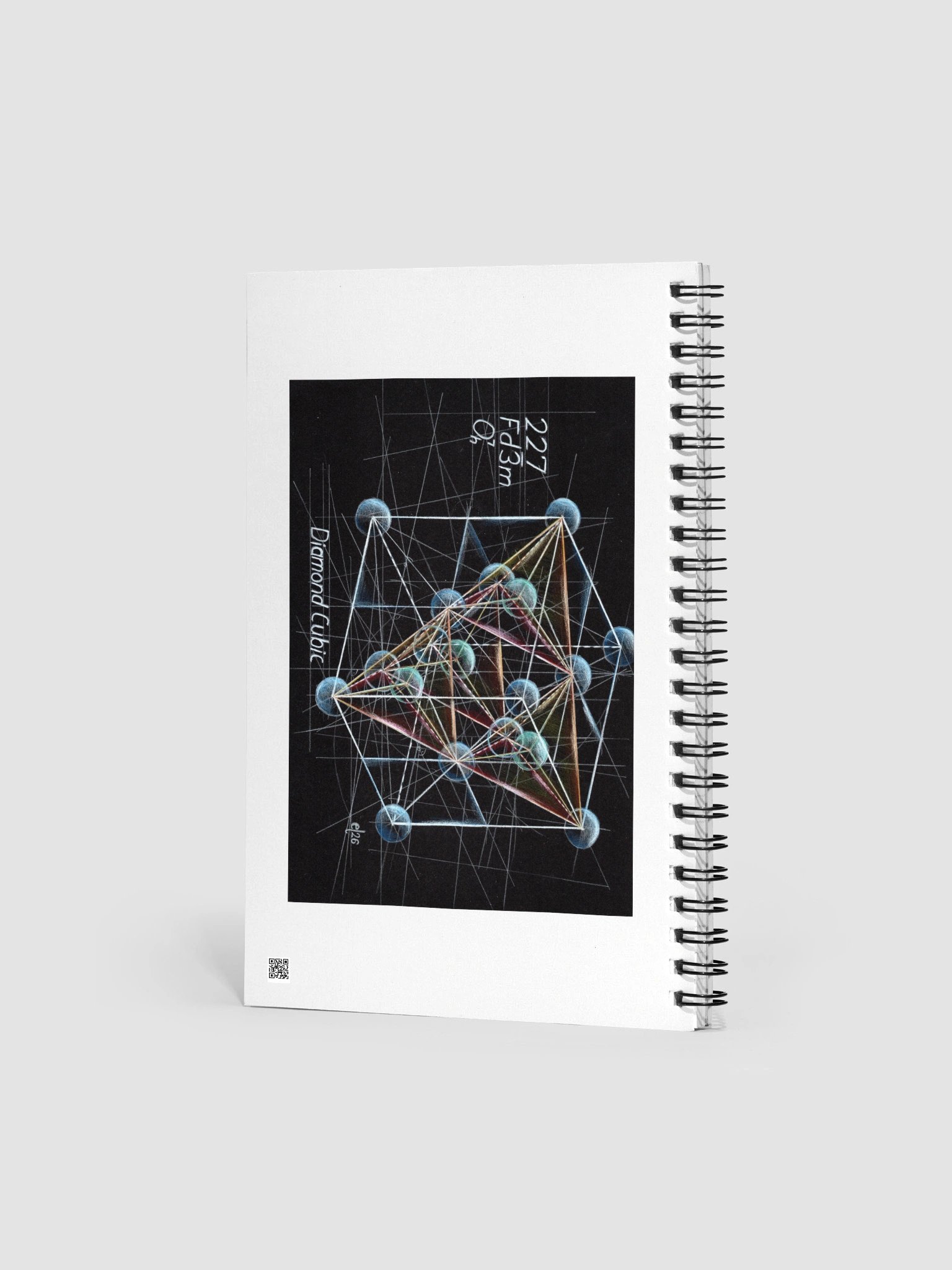 Geometric Physics Art Notebook 7: Osculating Circles and Diamond Cubic product image (6)