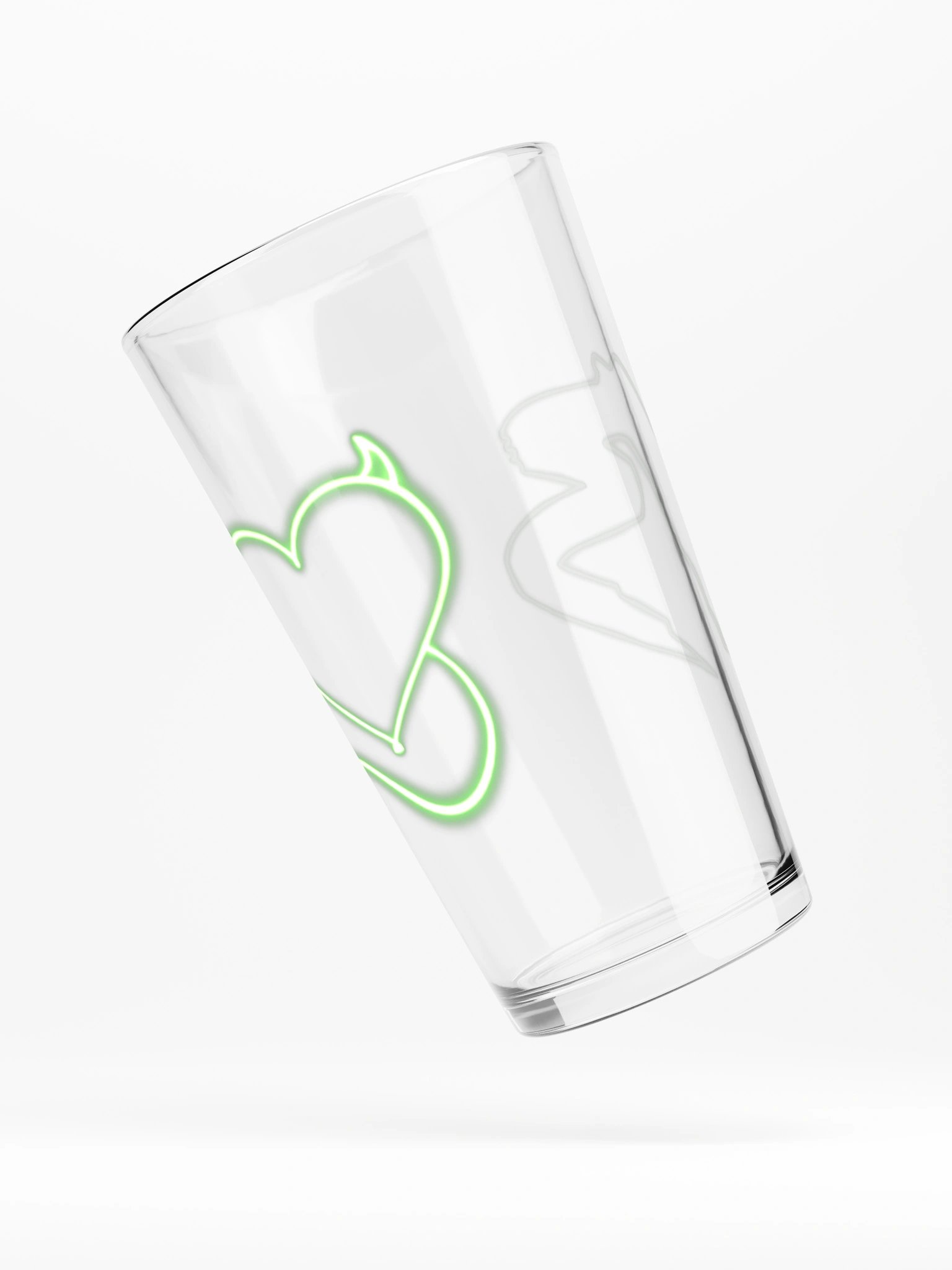 Electric Sin Heart Pint Glass product image (4)