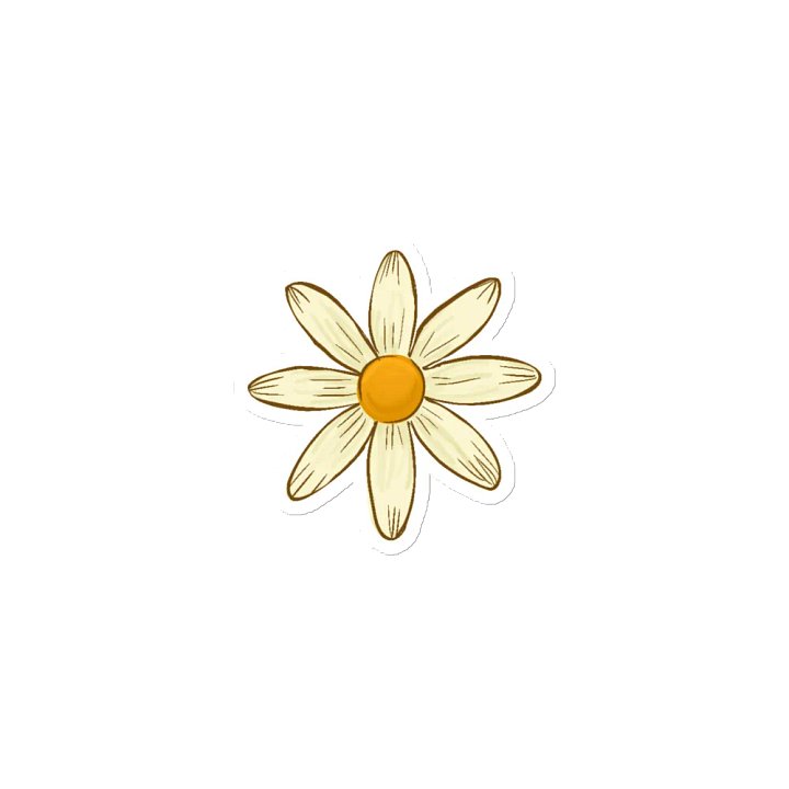 Daisy Head Die Cut Magnet product image (2)