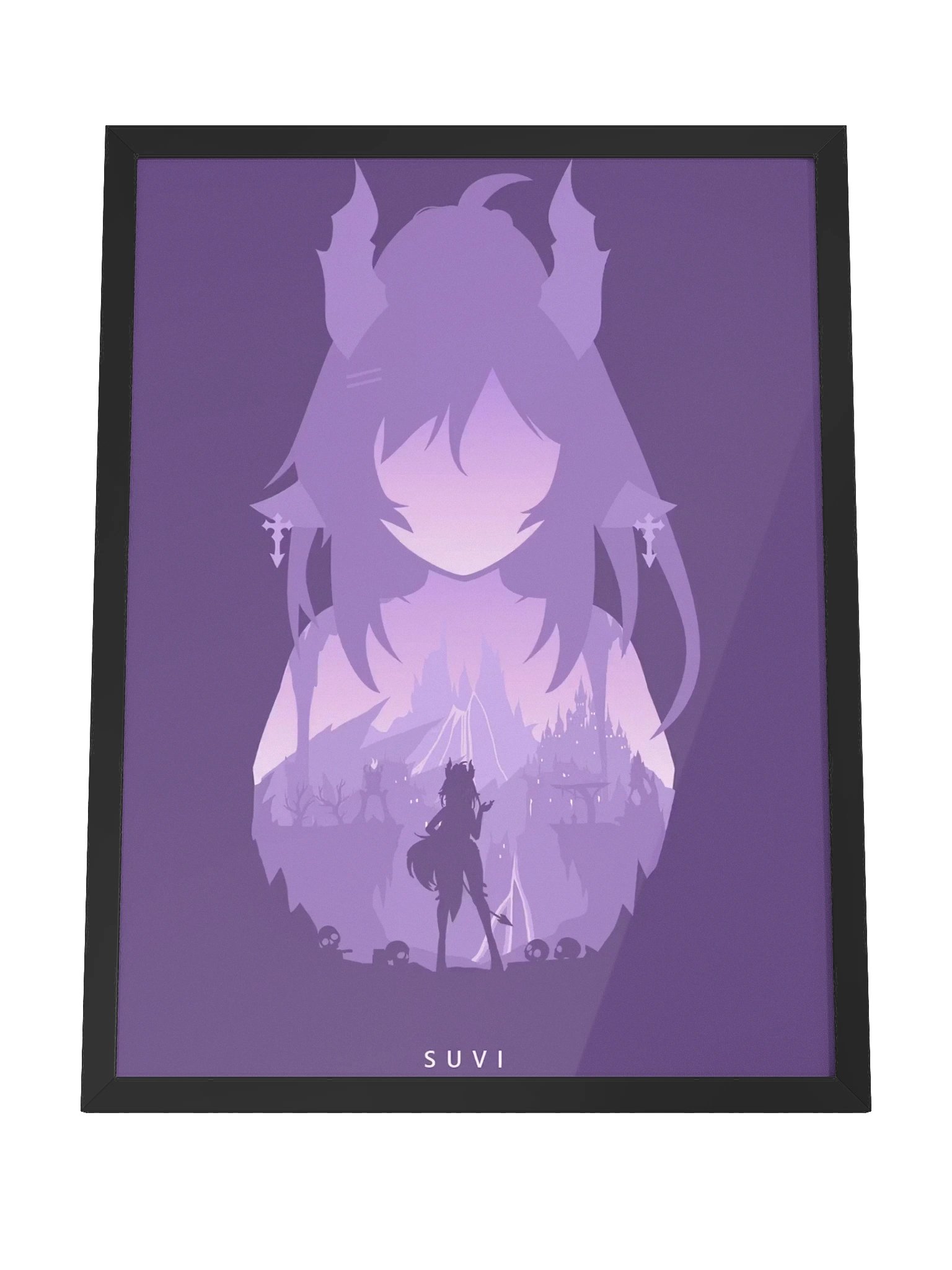 Suvi Splash Art Poster Framed product image (4)