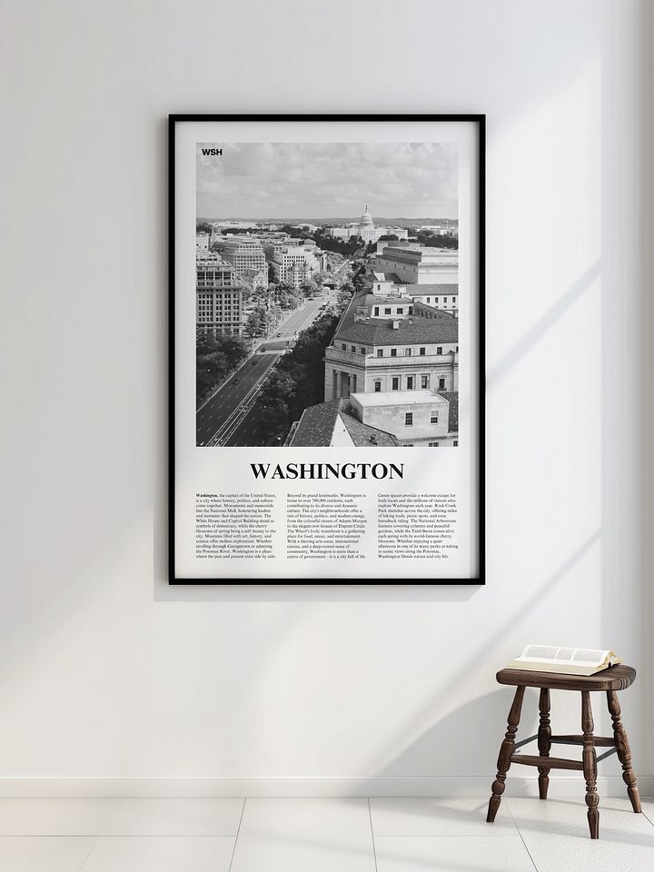Washington 02 Newspaper Poster product image (2)