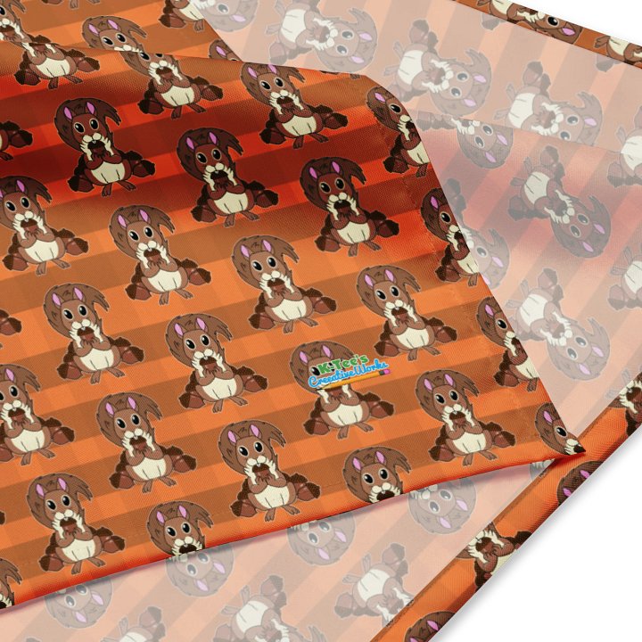"Squirrelly Squirrel" Pattern - Bandana product image (2)