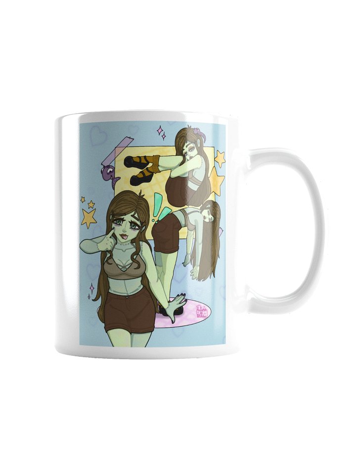 Autumnistitches poses design White Glossy Mug by Mugz product image (2)