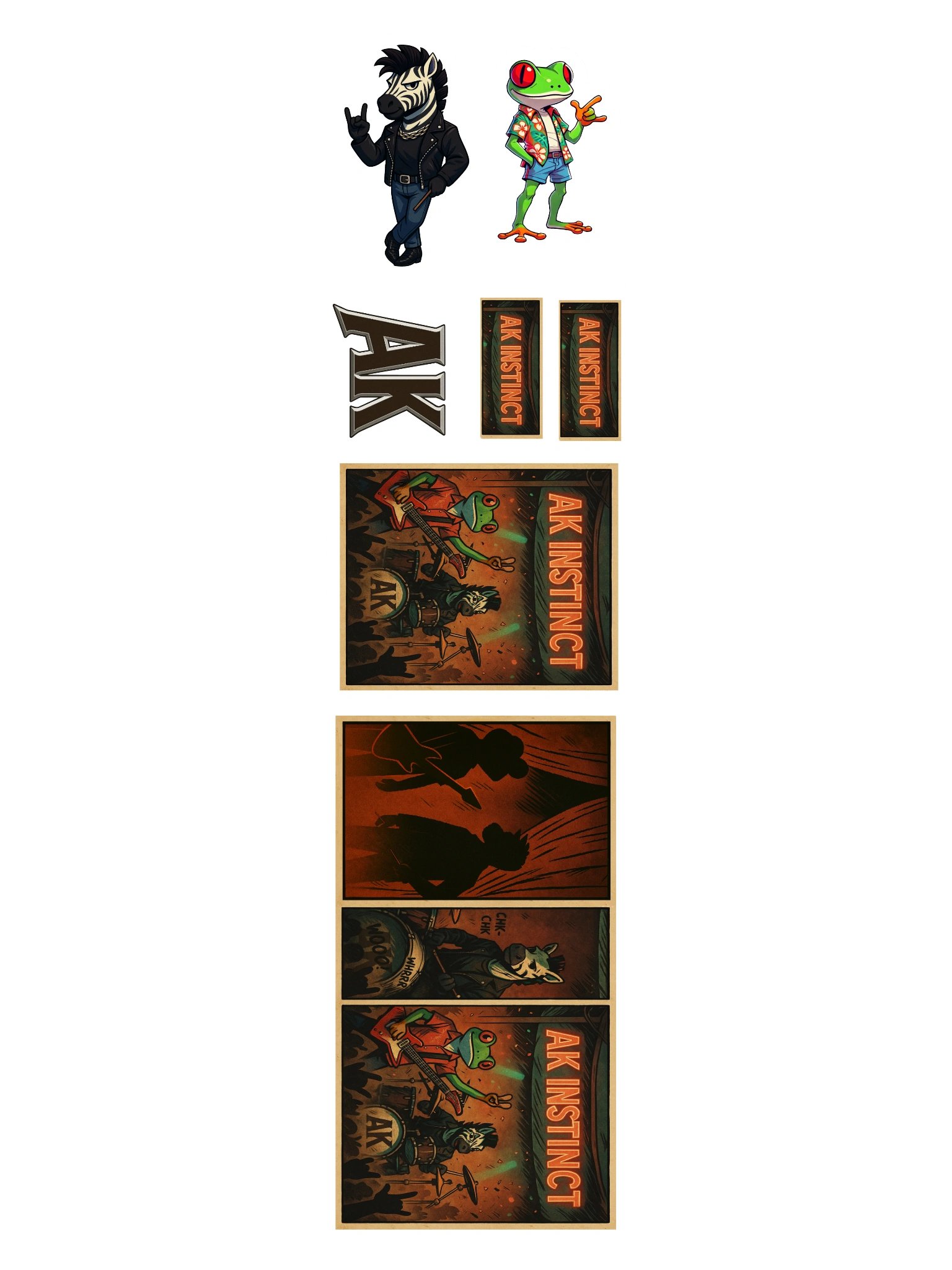 AK INSTINCT - Sticker Pack product image (3)