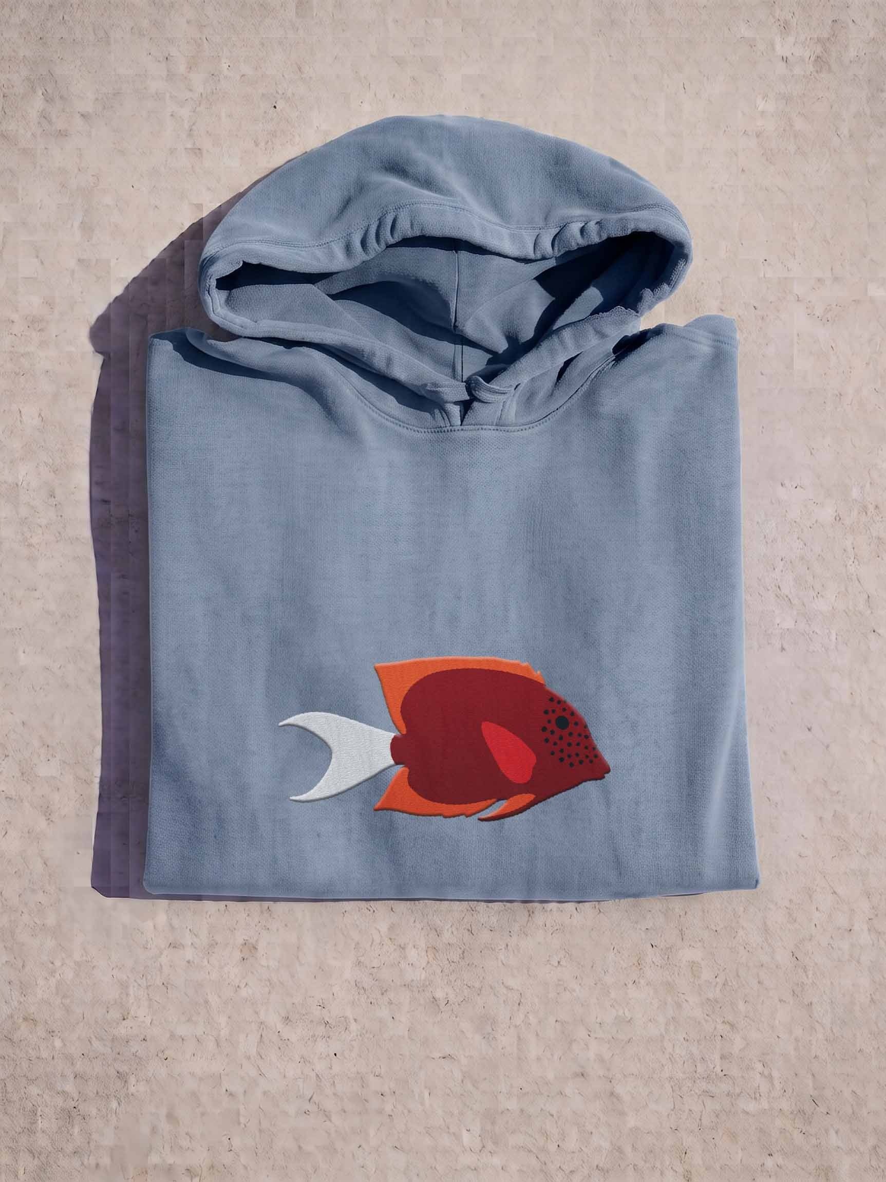 Tomini Tang Embroidered Hoodie | Saltwater Reef Aquarium Fish & Ocean Lover Apparel product image (1)