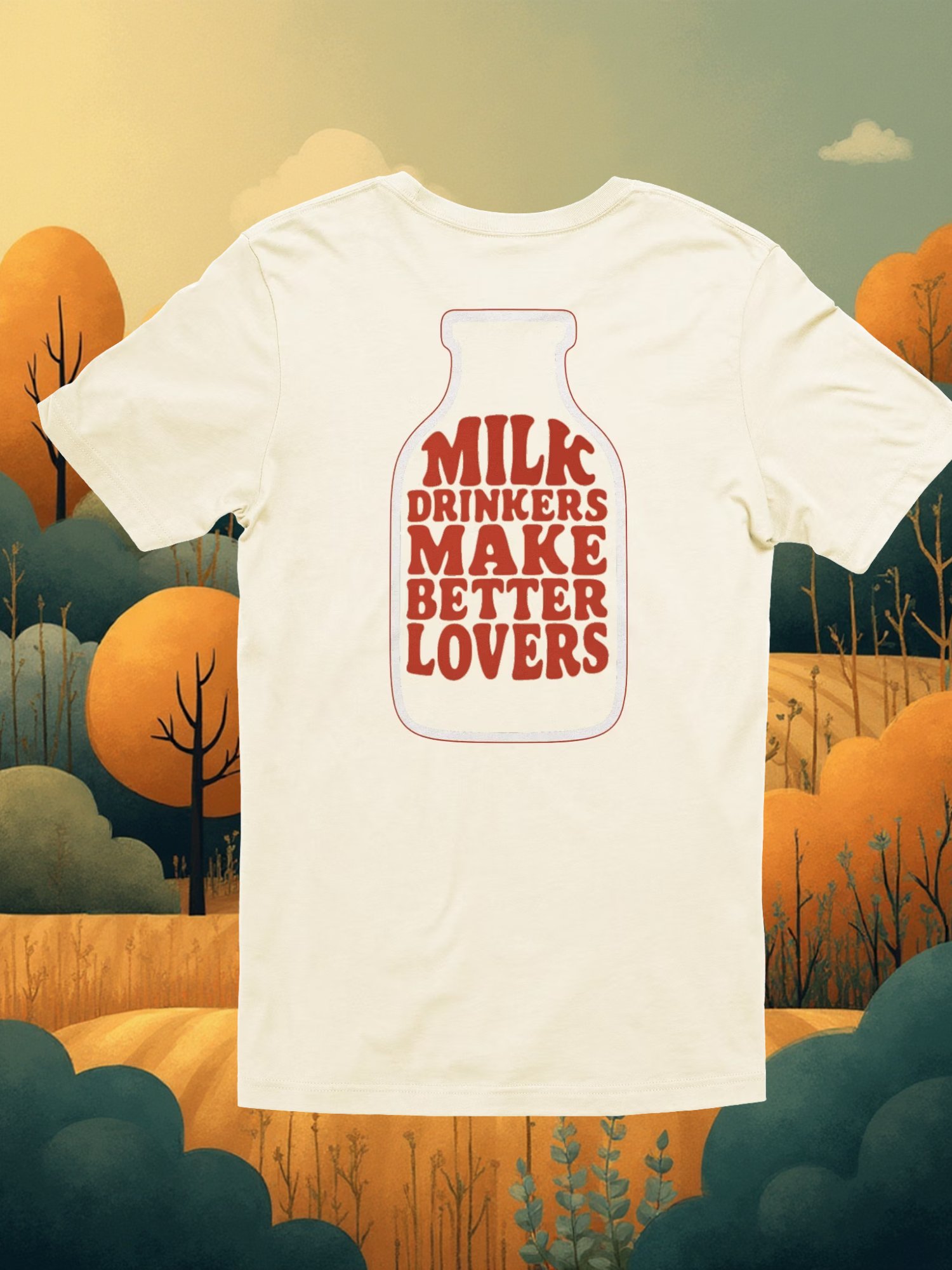 Milk Drinkers Make Better Lovers – Statement Bundle No.4 Eco Tote + Bella Canvas Tee Back Print product image (2)