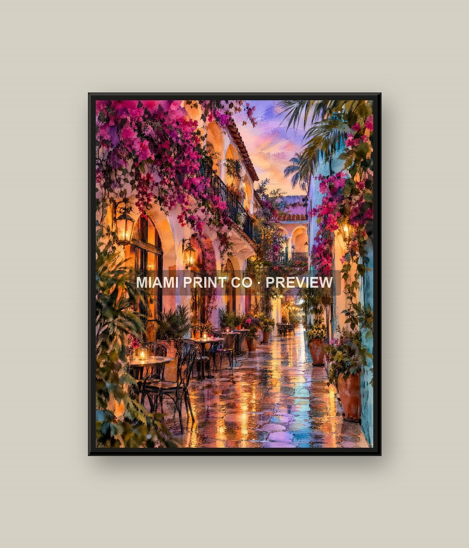 Española Way | Framed Art Print product image (1)