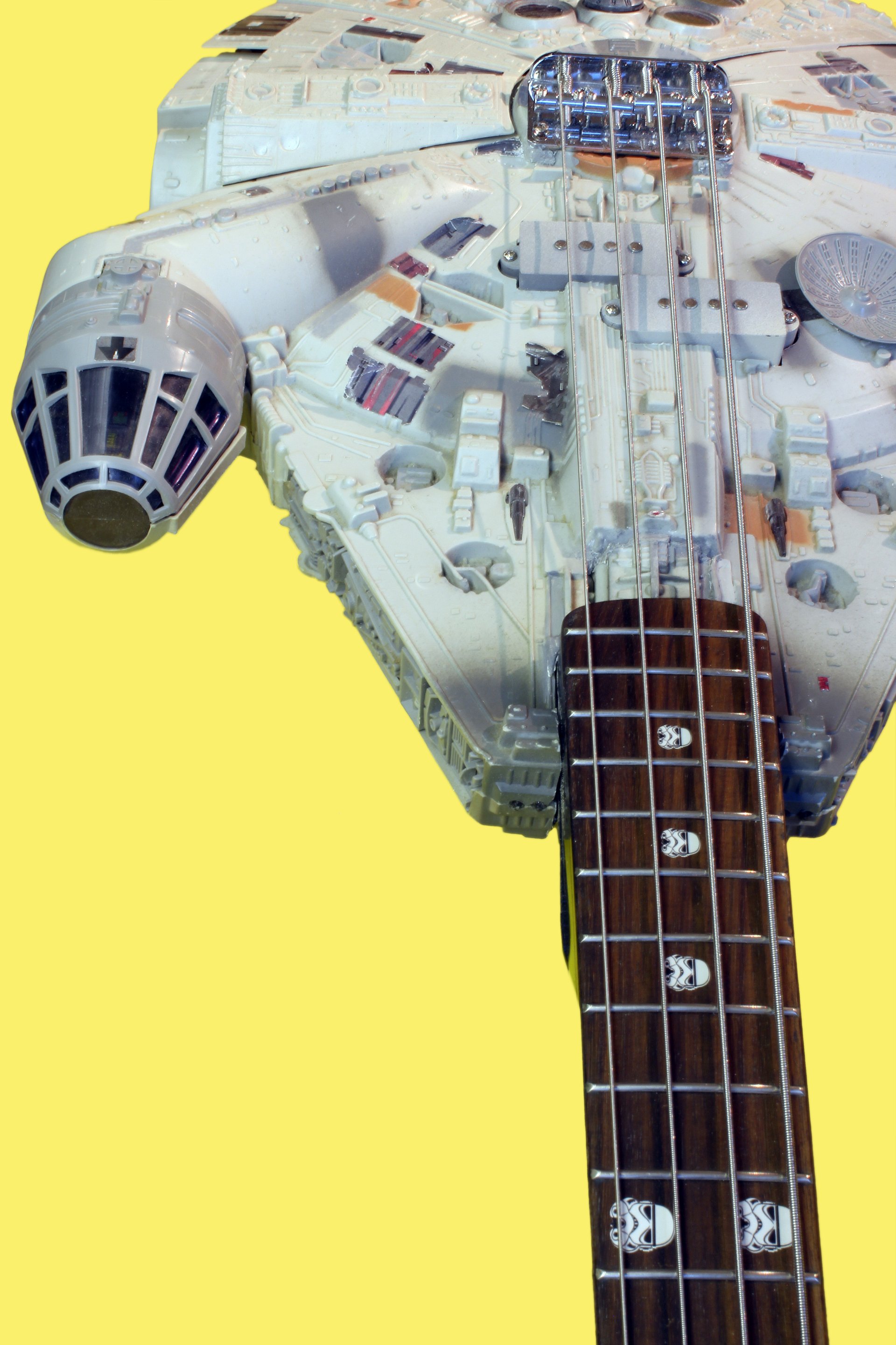 Rebel Bass - The Millennium Falcon Star Wars Bass Guitar (Made to order) product image (4)
