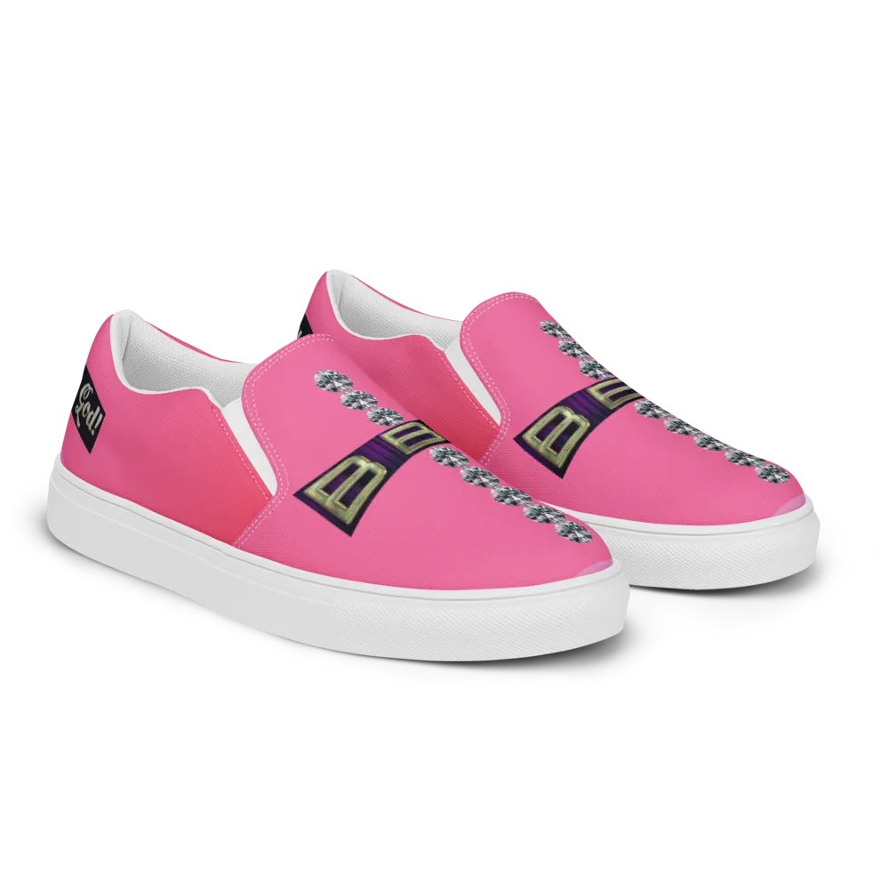 BBG Pink Diamond Cross Women's Slip On product image (9)