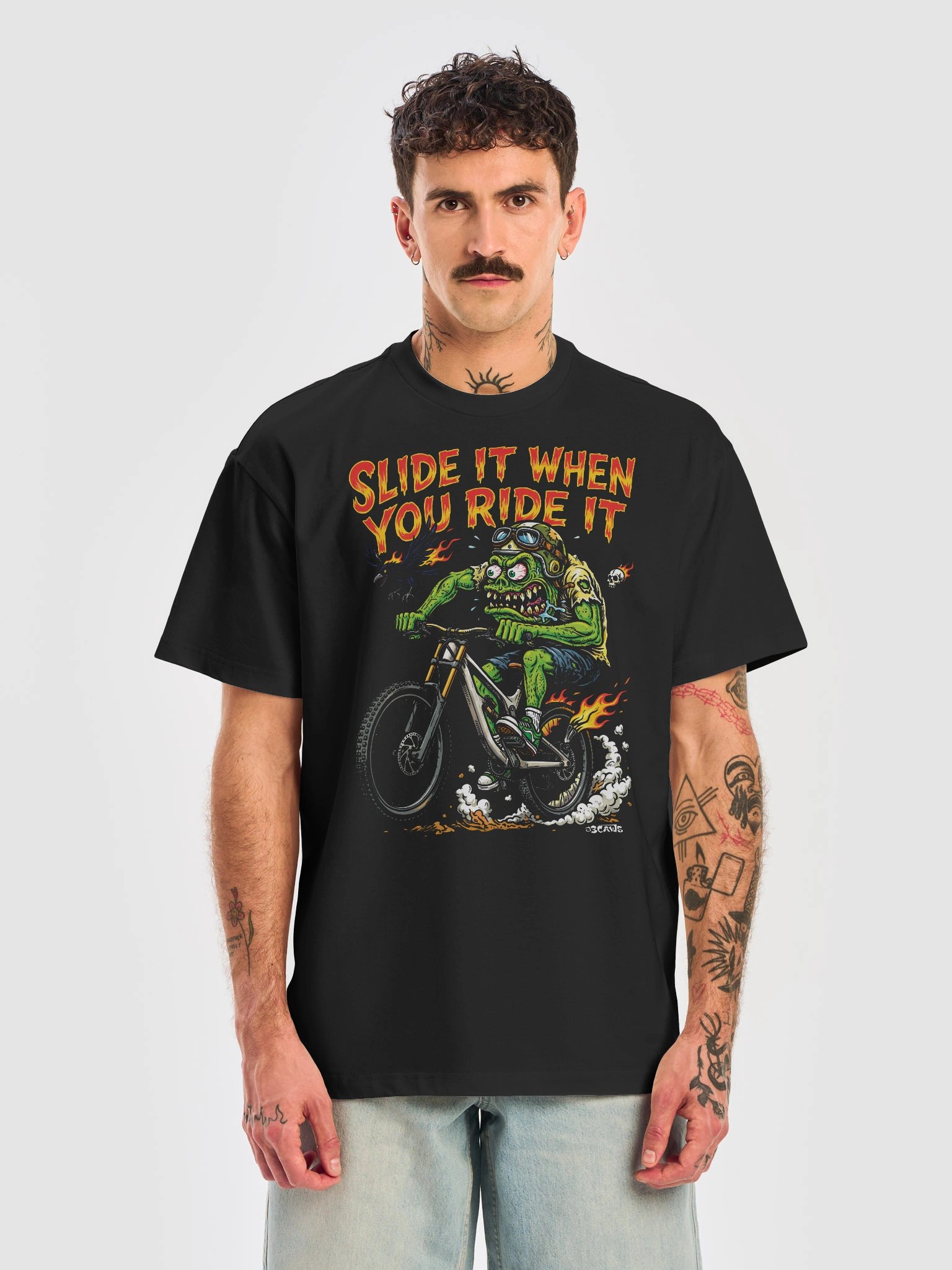 Slide It .. Loose Fit Box Tee product image (3)