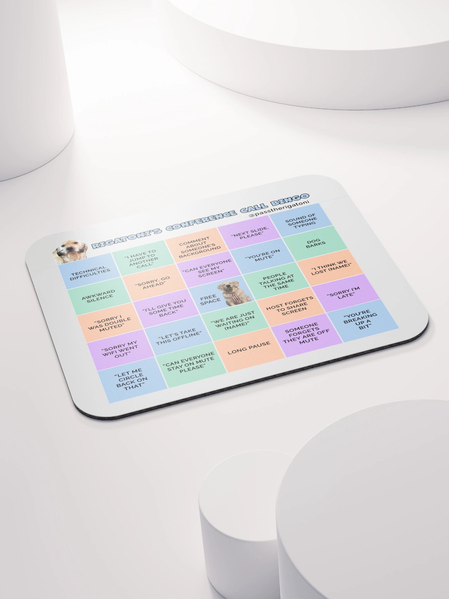 Rigatoni's Conference Call Bingo Mouse Pad product image (5)