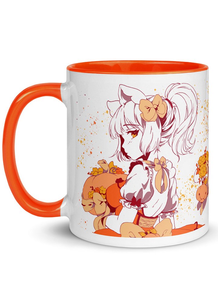 Fall 2025 ♥Pumpkabell♥ Waifu Mug [ORANGE EDITION] product image (1)