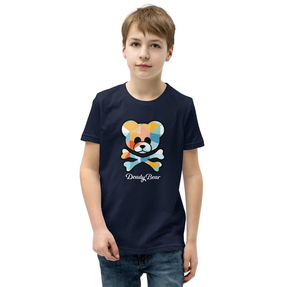 Deady Bear Geometric Design Youth T-Shirt product image (38)