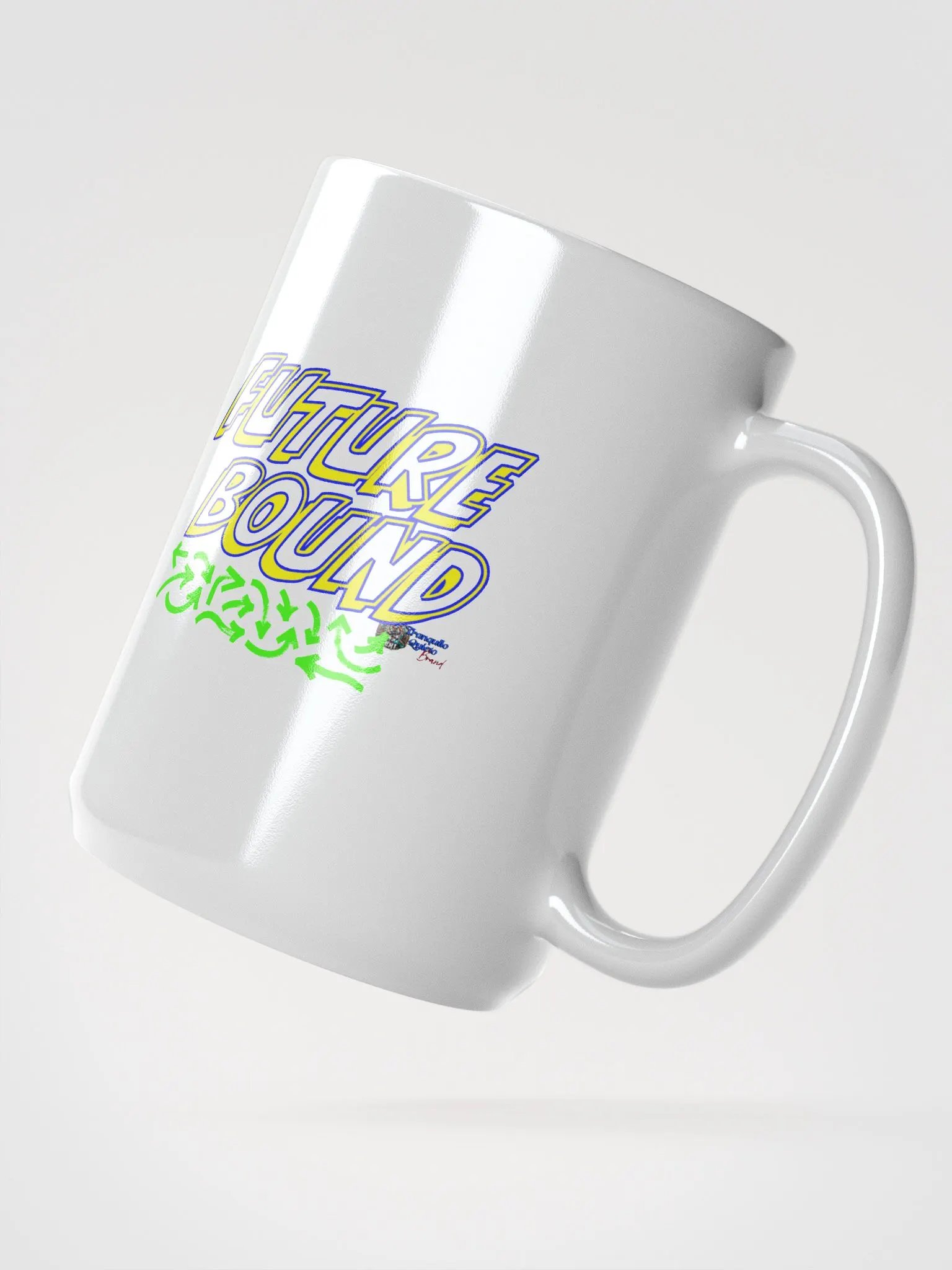 "Future Bound Forward" Ceramic Mug - Tranquilo Quieto Brand product image (2)