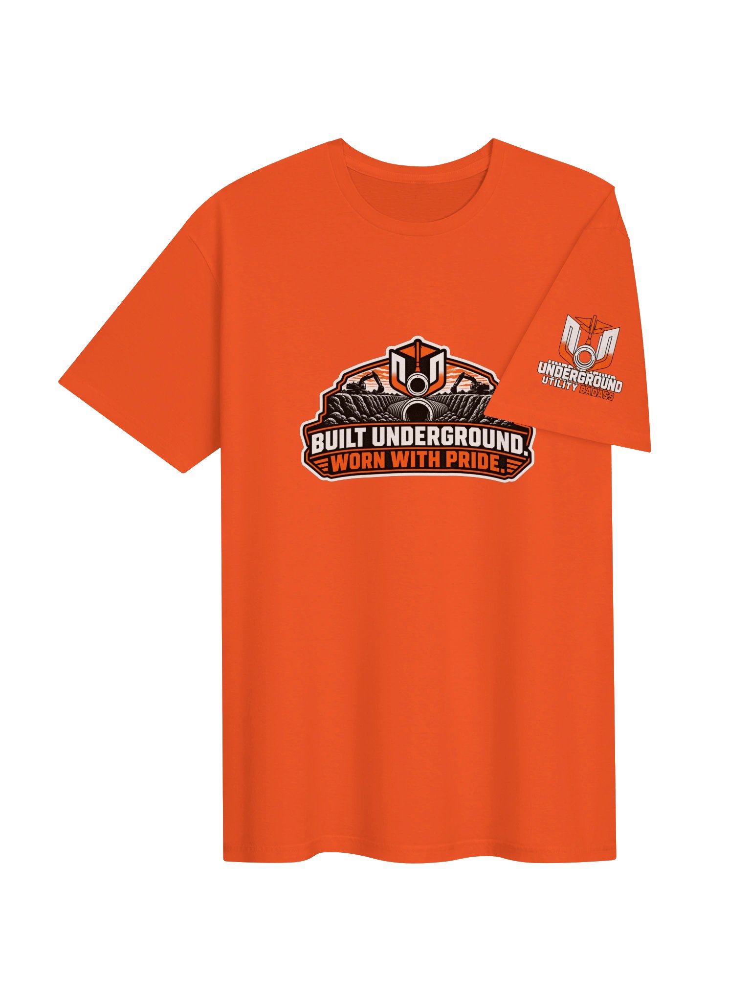UUB Built Underground Tee — Orange product image (24)