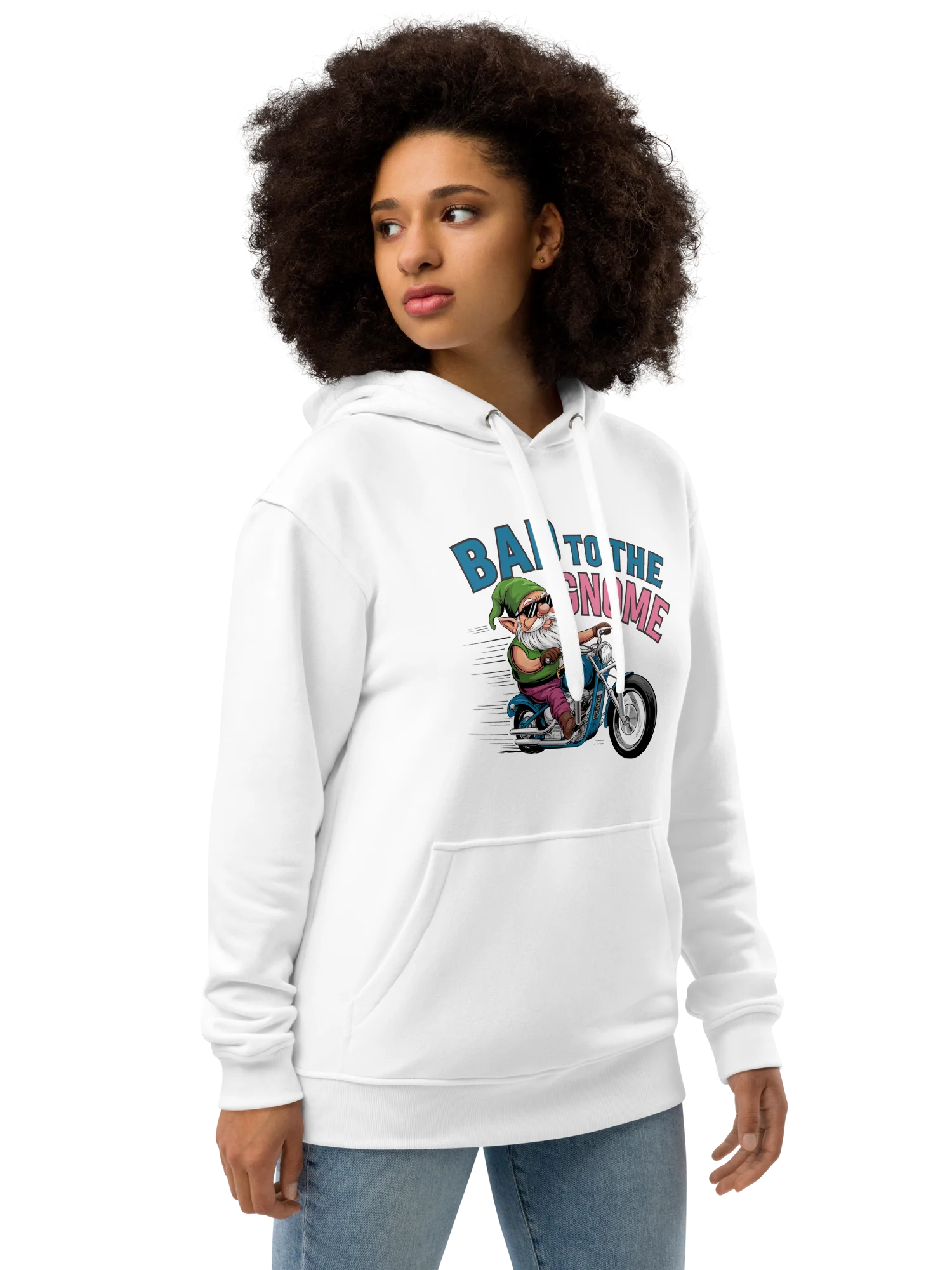 Bad to the Gnome Motorcycle Hoodie product image (8)