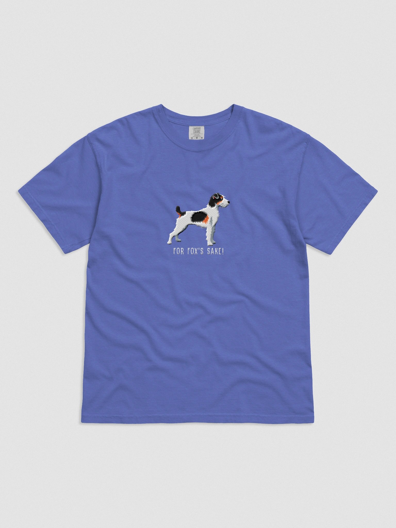 For Fox's Sake! T-Shirt(Embroidered) of a Parson Russell Terrier(Tricolor) product image (4)