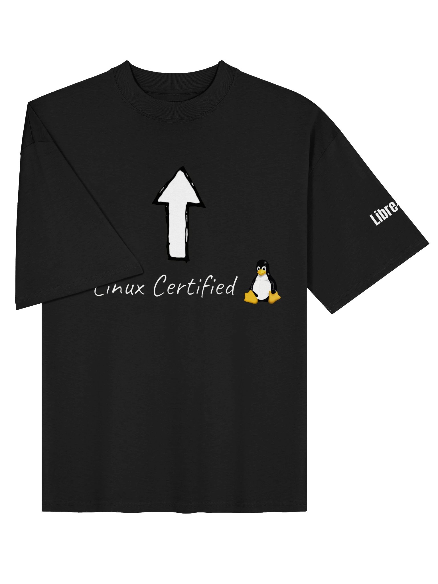 Linux Certified Oversized T-Shirt product image (3)