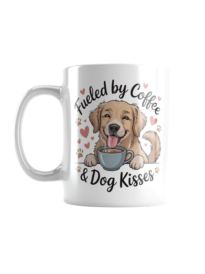 Fueled by Coffee and Dog Kisses Mug – Cute Gift for Dog Lovers product image (3)