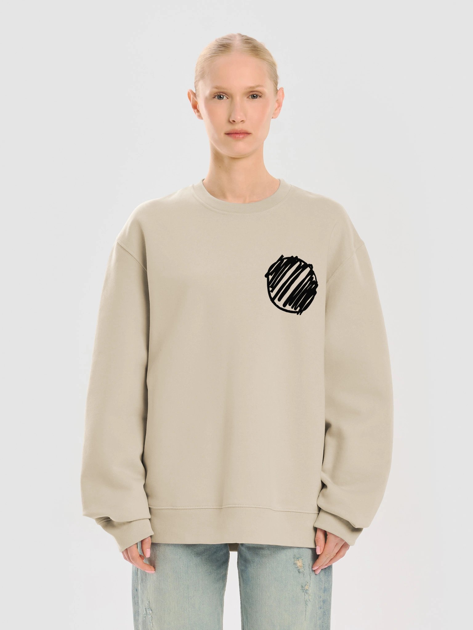 DOT SWEATSHIRT - CREAM product image (9)