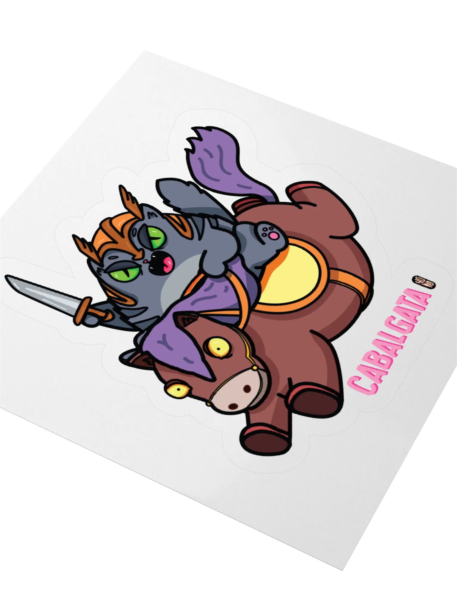 Cabalgata - Sticker (Kiss Cut) product image (3)