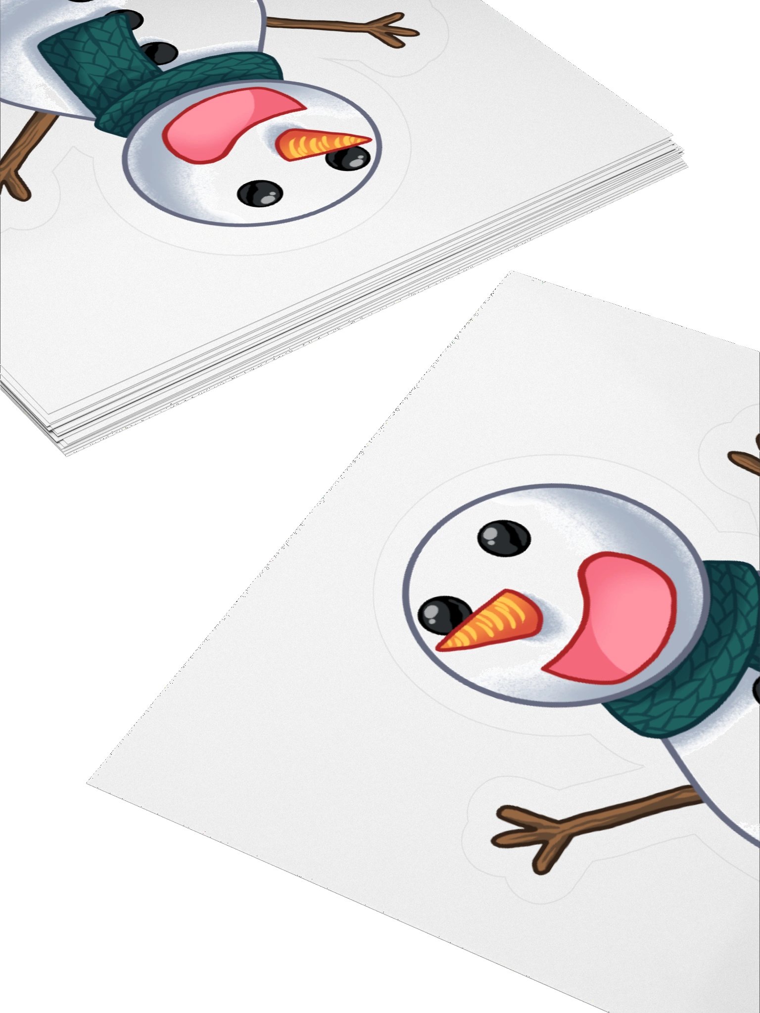 Happy Snowman Sticker product image (11)