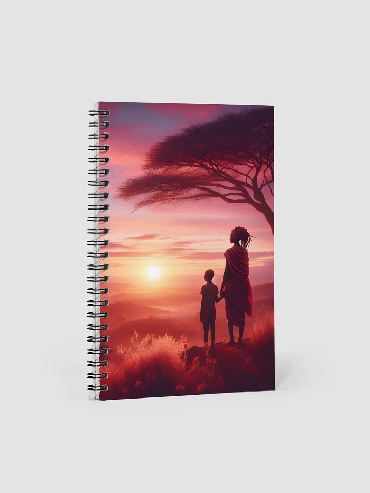 Savannah Glow Spiral Doted Notebook product image (1)