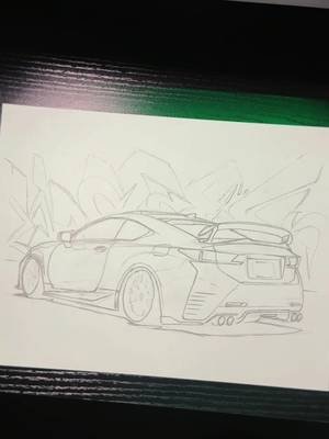 Next piece! #lexusrcf #lexususa #lowered #sportscar #artistoftiktok 