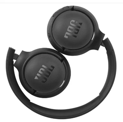 JBL Tune 510BT - Bluetooth headphones with up to 40 hours battery, microphone for call, foldable and comfortable, Android and iOs compatible (Black) product image (1)