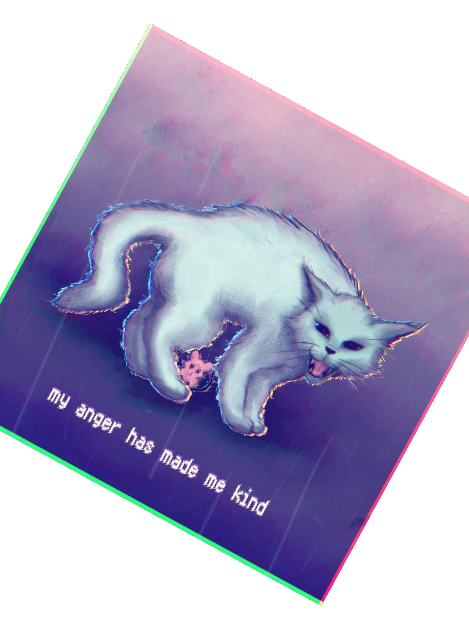 Kindness Cat Sticker product image (2)