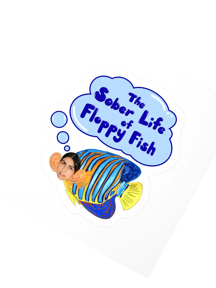 Sober Floppy Fish Sticker product image (5)
