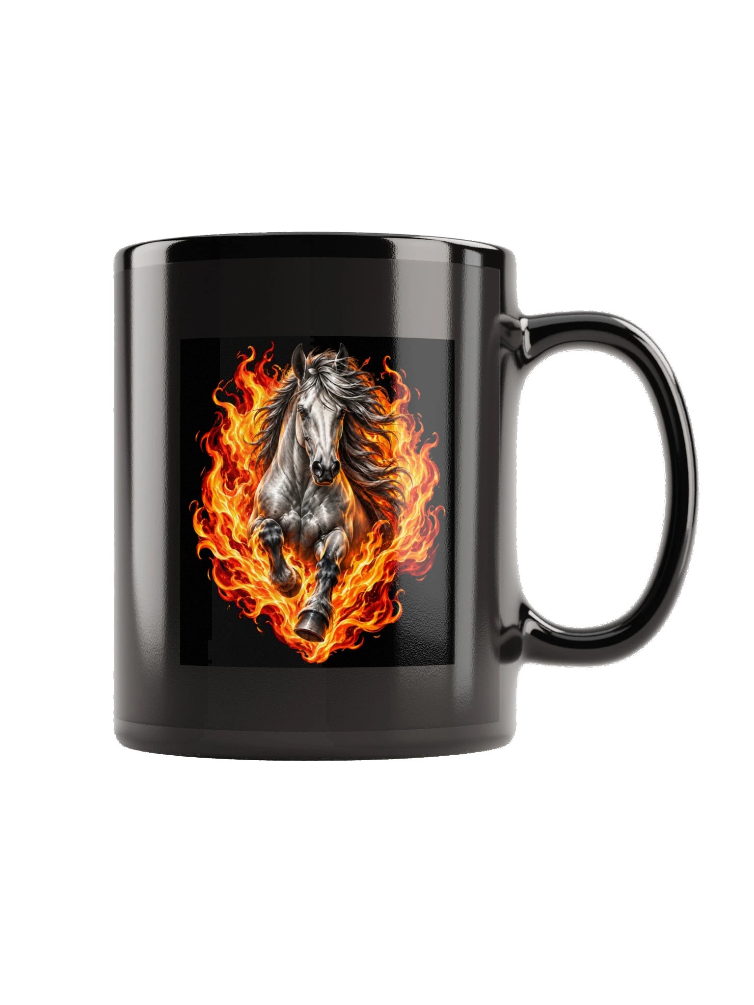 Journey to Uz Black Horse Mug product image (3)