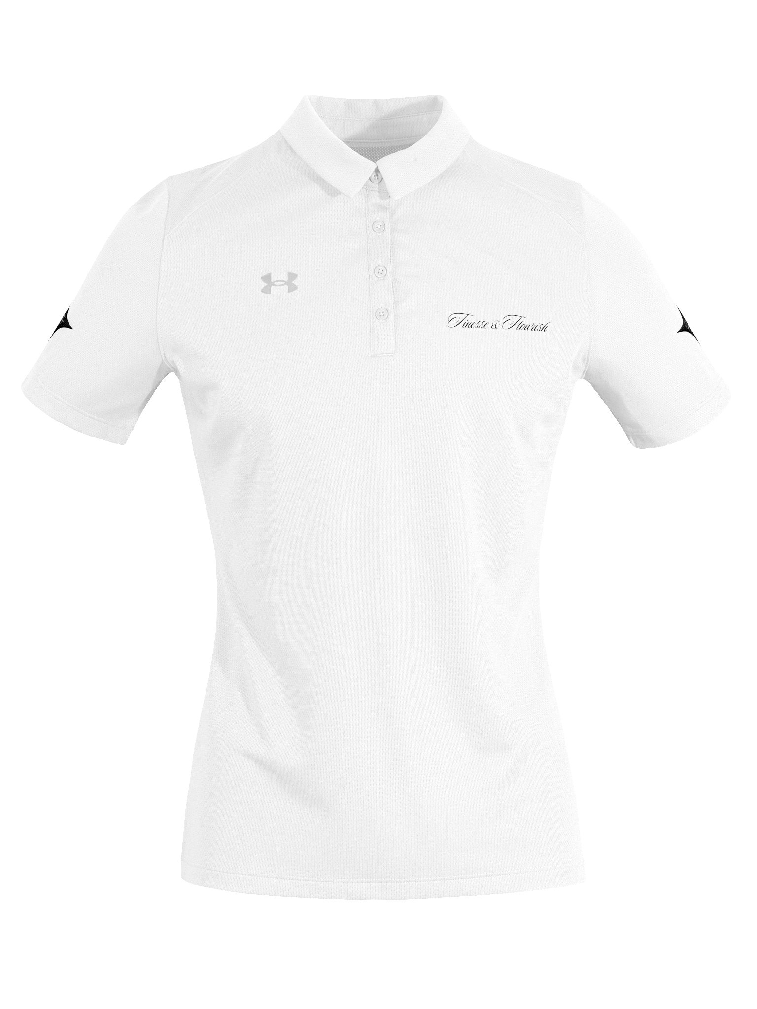 F&F Script x Under Armour® Women's Polo Shirt (WHT) product image (29)