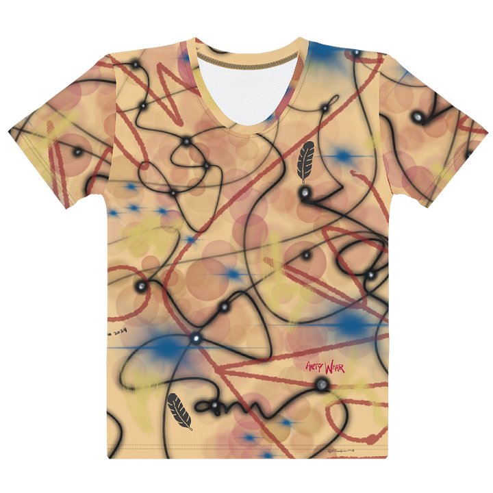 Women's Crew Neck Poly Tee 'Golden' product image (1)